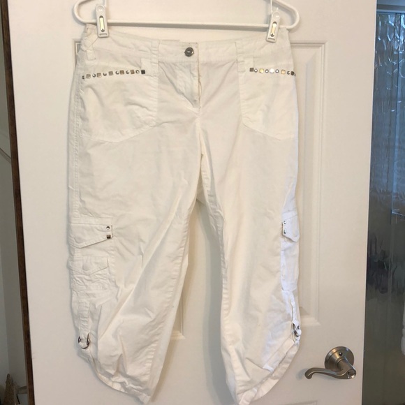 White House Black Market Capris with some bling! - Picture 1 of 8